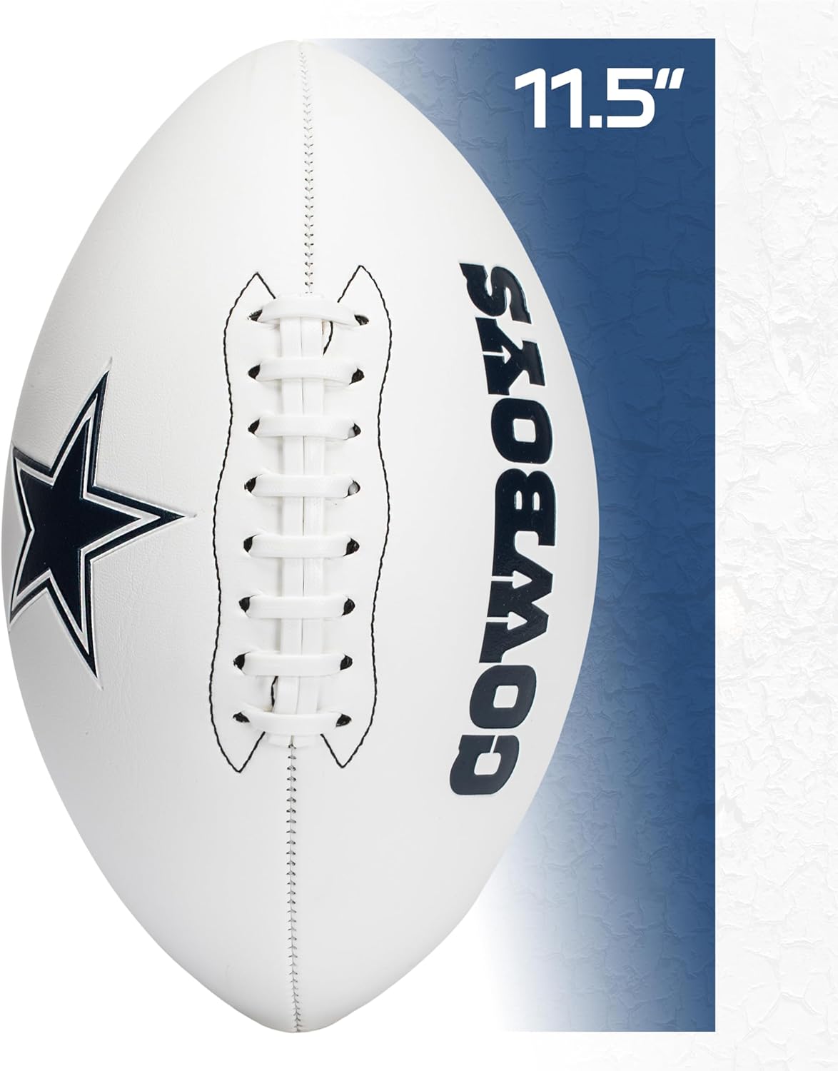 Franklin Sports NFL Autograph Football - Official Size White Panel Souvenir Football for Autographs   Signatures - NFL Team Fan Shop Memorabilia